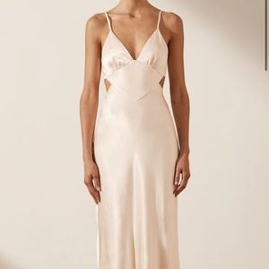 Shona Joy La Lune Backless Midi Dress